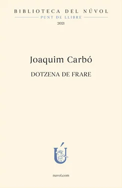 Joaquim Carbo Dotzena de frare обложка книги