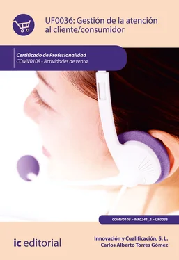 S. L. Innovación y Cualificación Gestión de la atención al cliente/consumidor. COMV0108 обложка книги
