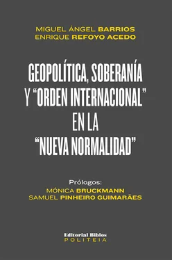 Miguel Ángel Barrios Geopolítica, soberanía y orden internacional en la nueva normalidad обложка книги