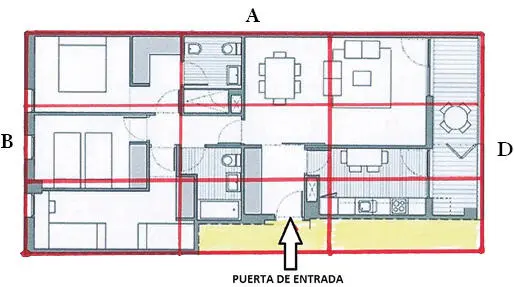 Plano 2 En este ejemplo plano 2 la puerta de entrada está situada en la zona - фото 7