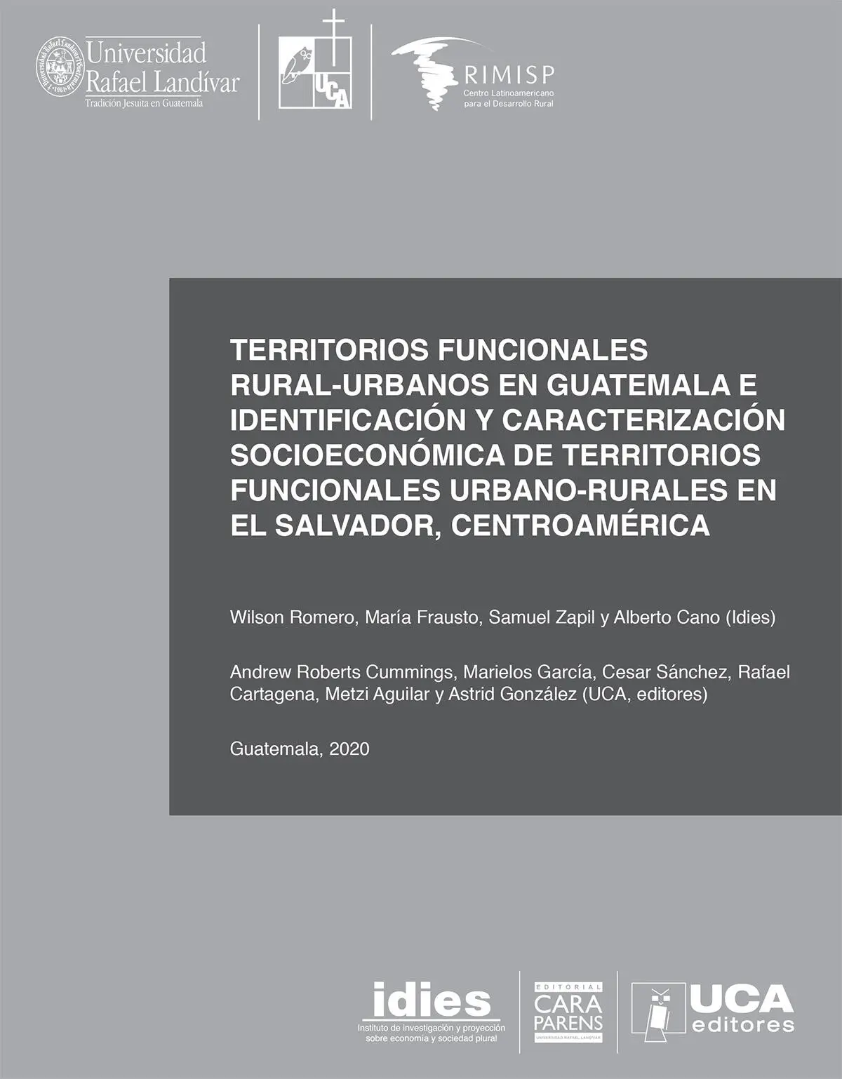 34307 T327 Territorios funcionales ruralurbanos en Guatemala e - фото 1
