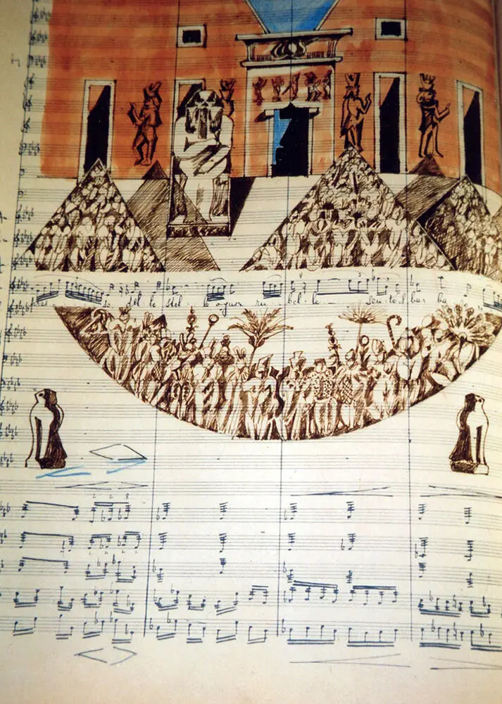 Abb3 Hans Joachim Madaus Partitura Ricardi Illustration zu Rossinis Oper - фото 4