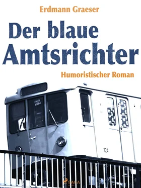 Erdmann Graeser Der blaue Amtsrichter обложка книги