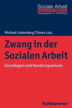 Michael Lindenberg Zwang in der Sozialen Arbeit обложка книги