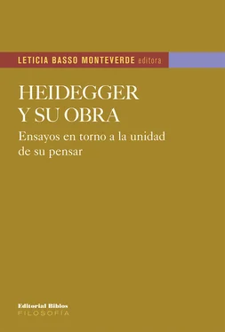 Leticia Basso Monteverde Heidegger y su obra