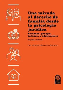 Luz Amparo Serrano Quintero Una mirada al derecho de familia desde la psicología jurídica обложка книги