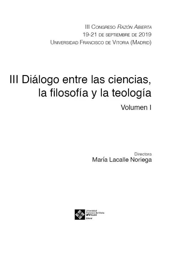 III Diálogo entre las ciencias la filosofía y la teologíaIII Congreso Razón - фото 1