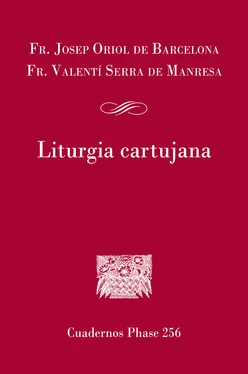 Fr. Josep Oriol de Barcelona Liturgia cartujana обложка книги