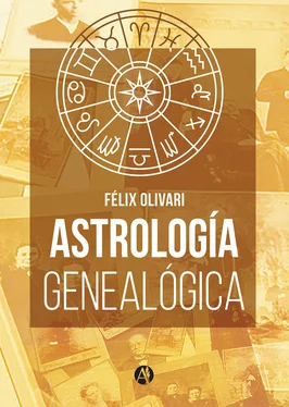 Justo Félix Olivari Tenreiro Astrología genealógica обложка книги