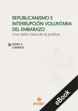 Pedro A. Caminos Republicanismo e interrupción voluntario del embarazo обложка книги