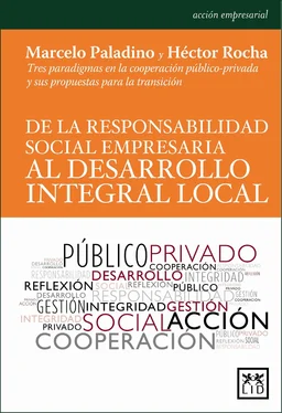 Marcelo Paladino De la responsabilidad social empresaria al desarrollo integral local обложка книги