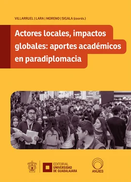 Daniel Villarruel Reynoso Actores locales, impactos globales: aportes académicos en paradiplomacia обложка книги