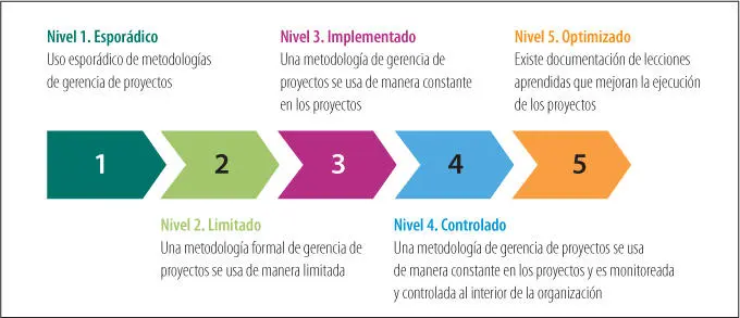 Figura 31 Los cinco niveles de madurez posibles de ser medidos Cabe señalar - фото 10