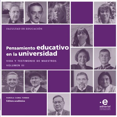 Fabiola Cabra Torres Pensamiento educativo en la universidad обложка книги