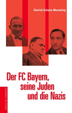 Dietrich Schulze-Marmeling Der FC Bayern, seine Juden und die Nazis обложка книги