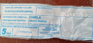 Etiqueta de molusco SOLUCIÓN No se admite el producto puesto que no aparece el - фото 143