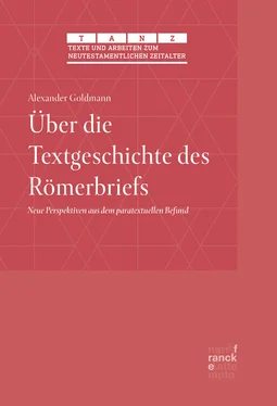 Alexander Goldmann Über die Textgeschichte des Römerbriefs обложка книги