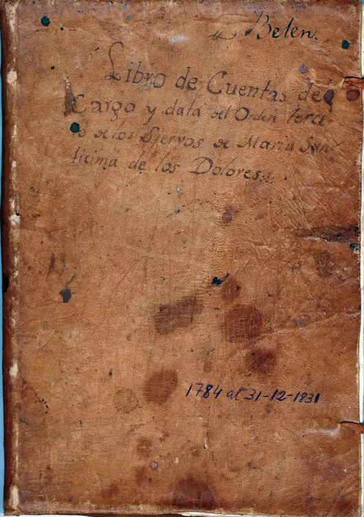 Portada de libro contable de la Cofradía de Nuestra Señora de los Dolores 1784 - фото 5