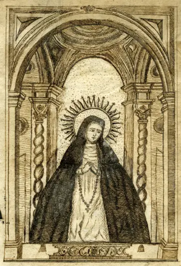Nuestra Señora de la Soledad Plumilla S XVIII Cofradía de Nuestra Señora de - фото 8