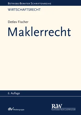 Detlev Fischer Maklerrecht обложка книги