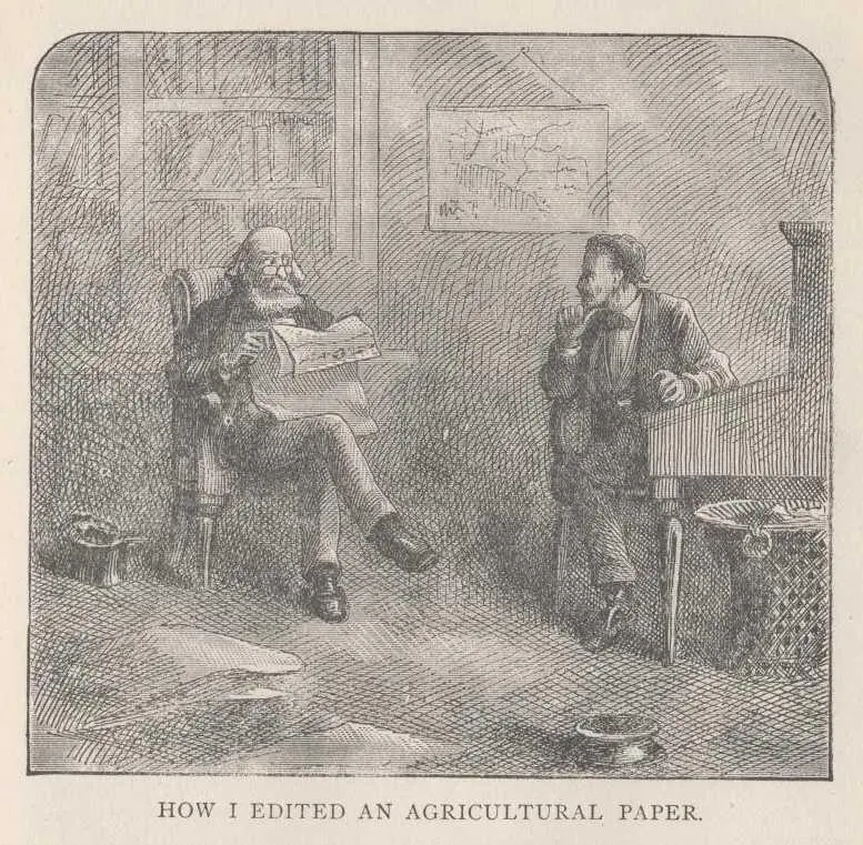 I did not take temporary editorship of an agricultural paper without - фото 61