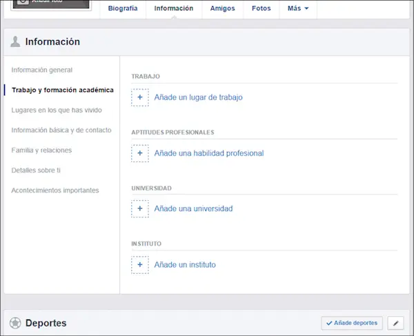 La interfaz de Facebook suele cambiar con asiduidad pero los campos para - фото 6