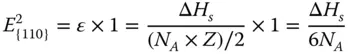 The surface energy of 110 facet γ 110can be calculated as follows If a - фото 13