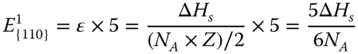The surface energy of 110 facet γ 110can be calculated as follows - фото 12