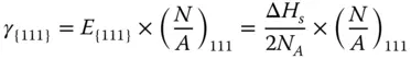 where is the number of surface atoms per area Similarly the CN of the atoms - фото 8