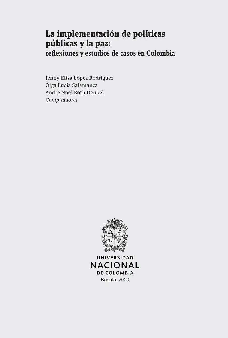 CATALOGACIÓN EN LA PUBLICACIÓN UNIVERSIDAD NACIONAL DE COLOMBIA La - фото 3