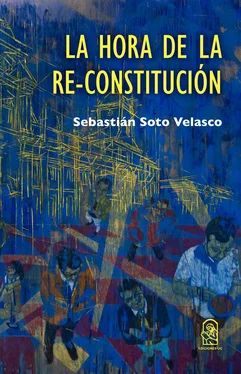 Sebastián Soto Velasco La hora de la Re-Constitución обложка книги