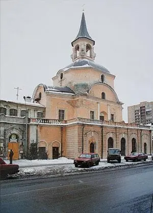 Вид храма свв апп Петра и Павла со стороны улицы Новой Басманной до - фото 23