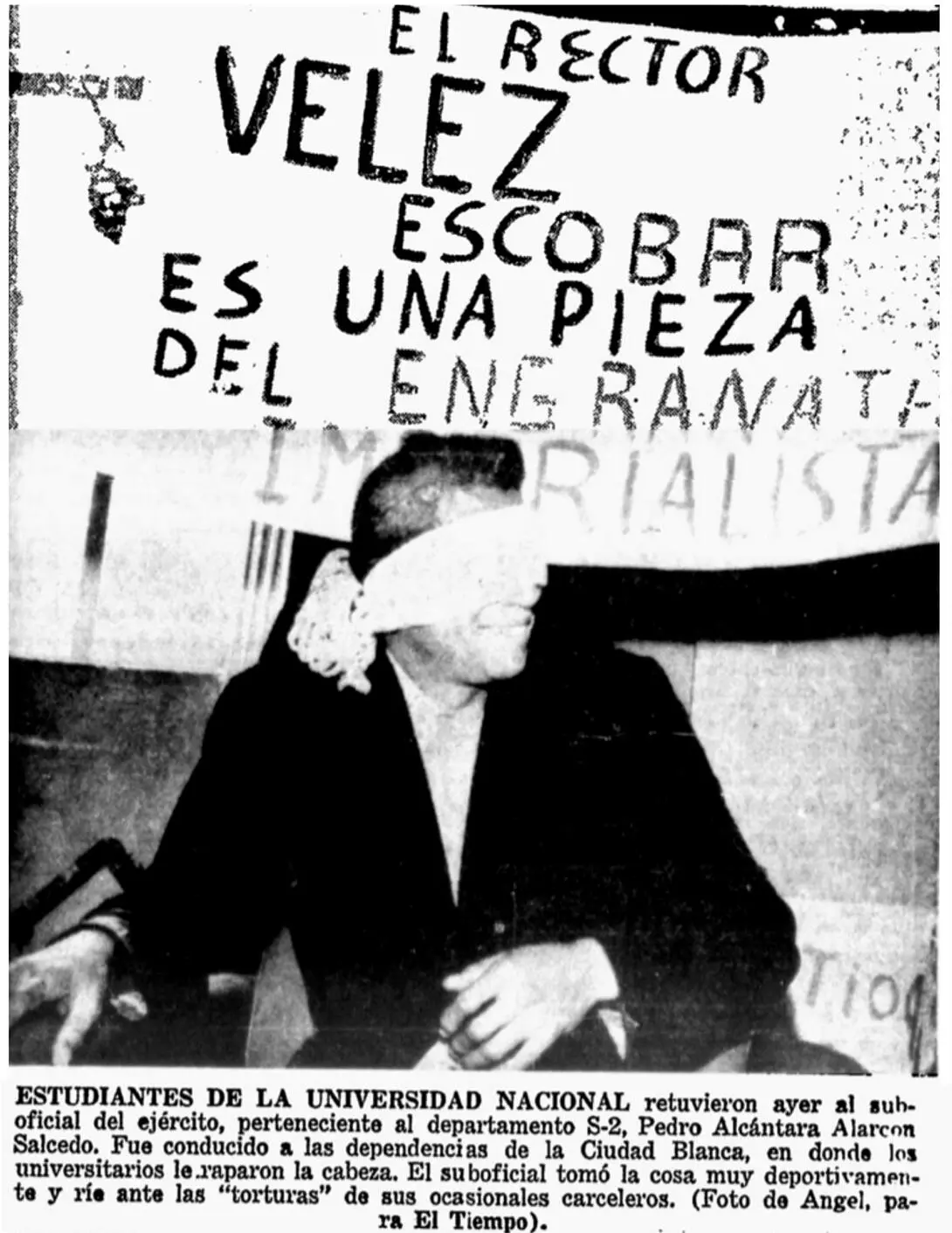 Retención de un suboficial del Ejército por estudiantes de la Universidad - фото 7