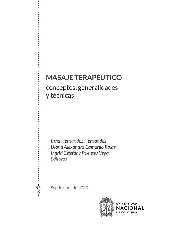 Catalogación en la publicación Universidad Nacional de Colombia Masaje - фото 2