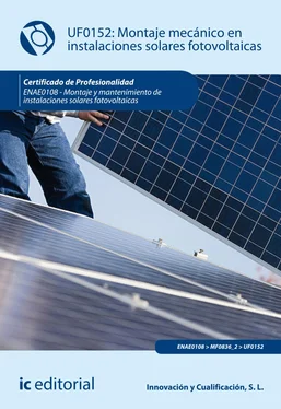 S. L. Innovación y Cualificación Montaje mecánico en instalaciones solares fotovoltaicas. ENAE0108 обложка книги