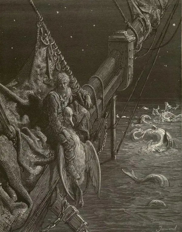 I watched the watersnakes Within the shadow of the ship I watched their rich - фото 27