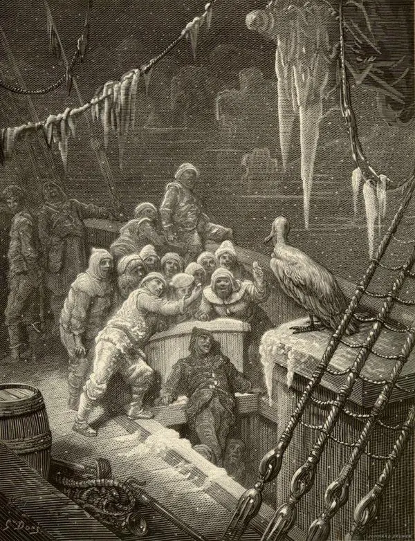 The Albatross In mist or cloud on mast or shroud It perched for vespers nine - фото 14