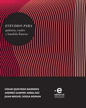 César Quevedo Barrero Estudios para guitarra, cuatro y bandola llanera обложка книги