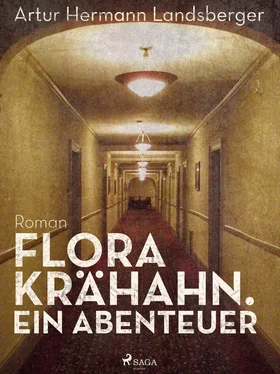 Artur Hermann Landsberger Flora Krähahn. Ein Abenteuer обложка книги