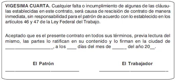 Es importante indicar que la cláusula cuarta podrá modificarse dependiendo del - фото 44