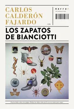 Carlos Calderón Fajardo Los zapatos de Bianciotti обложка книги