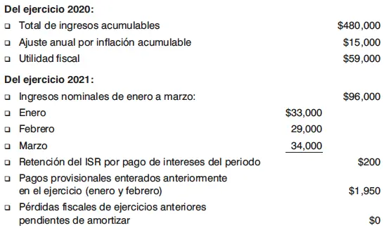 DESARROLLO 1o Determinación de los ingresos nominales del ejercicio de 2020 - фото 55