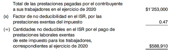 b Determinación de las cantidades deducibles en el ISR por el pago de - фото 108