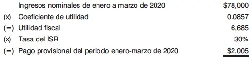 3o Determinación del pago provisional por pagar de marzo de 2020 COMENTARIOS - фото 50