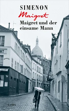 Georges Simenon Maigret und der einsame Mann обложка книги