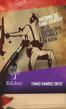 Tomás Ramírez Ortiz Antoine de Saint-Exupéry en la Guerra Civil Española y en Rusia обложка книги