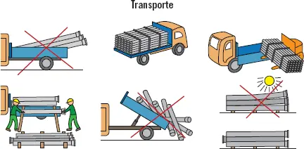 En las consideraciones sobre el manejo de tubos de diámetros mayores y de palés - фото 15