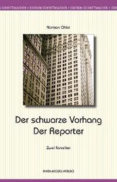 Norman Ohler Der schwarze Vorhang / Der Reporter обложка книги