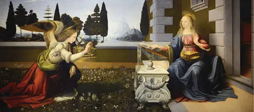 Fig 2 Leonardo da Vinci Lannunciazione c 1472 Témpera sobre madera - фото 4