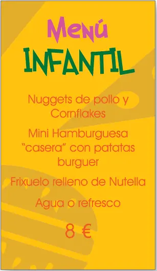 Ejemplo de menú infantil Recuerde Los menús a precio fijo pueden ser - фото 54